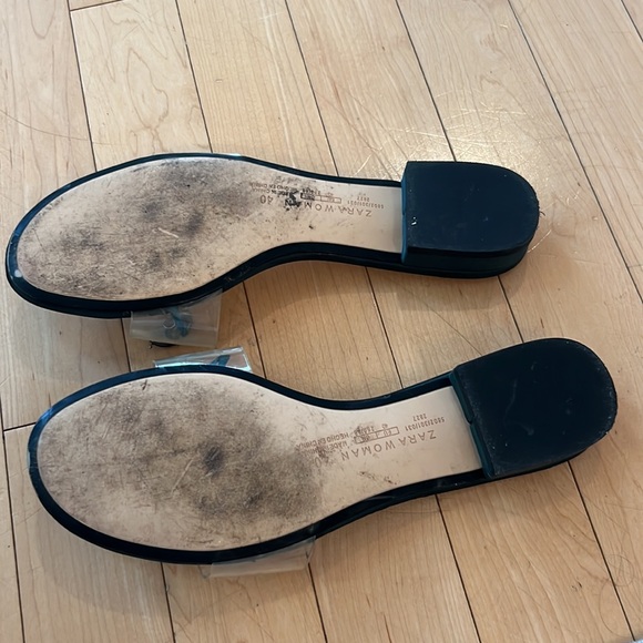 Zara clear and jeweled slides - Picture 2 of 2